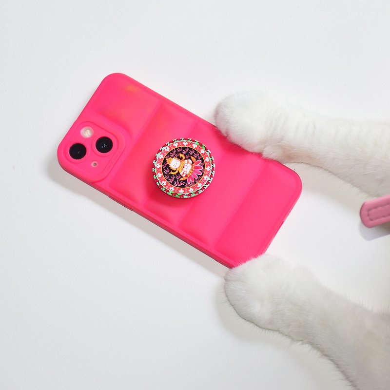 GRIPTOK 安装在手机背面班加隆猫图案 - 其他 - 塑料 红色