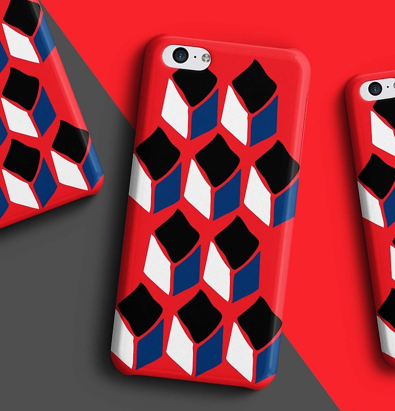 Cube Phone case - 手机壳/手机套 - 塑料 红色