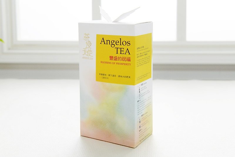 《茶境天使》丰盛的祝福 - 福寿梨山茶｜茶包12入/盒 - 茶 - 新鲜食材 橘色