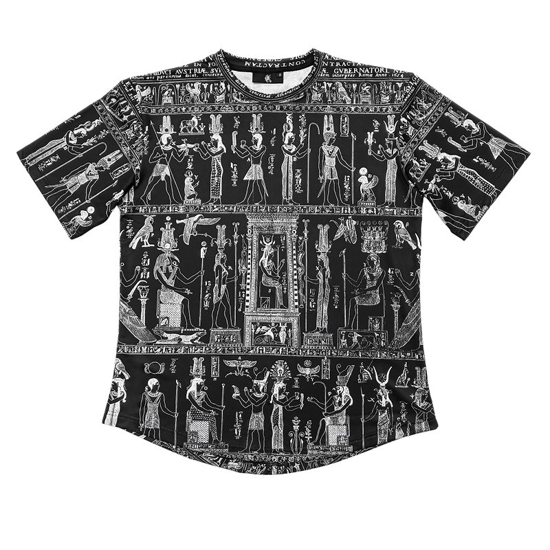拿破仑的埃及梦 黑 机能短袖 - 男装上衣/T 恤 - 聚酯纤维 黑色