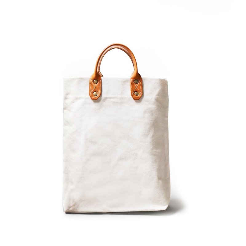 点子包【icleaXbag】帆布购物袋 手提袋 收纳包 米色/军绿色 DG26 - 手提包/手提袋 - 其他材质 
