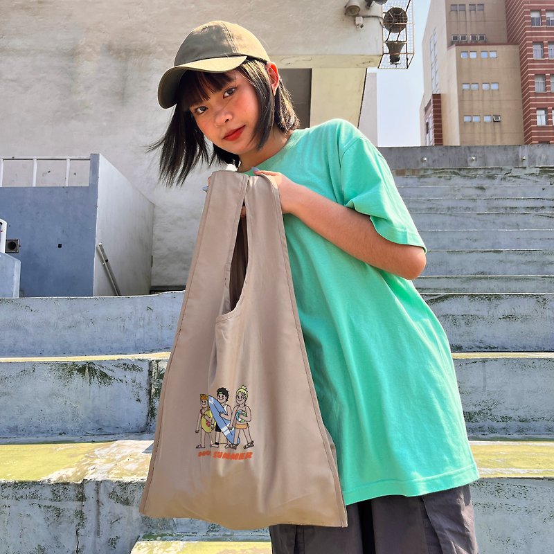 【夏日浪潮】设计款 l 日系轻量购物袋 - 侧背包/斜挎包 - 其他材质 多色