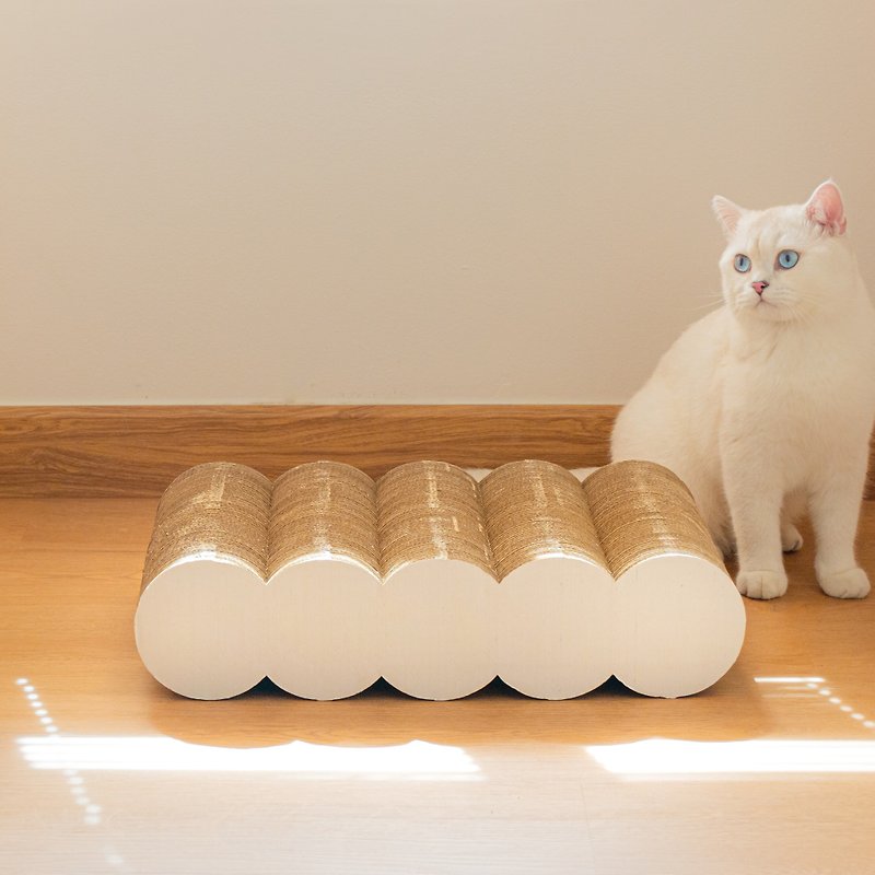 CLOUD 猫抓板 - 玩具 - 纸 白色