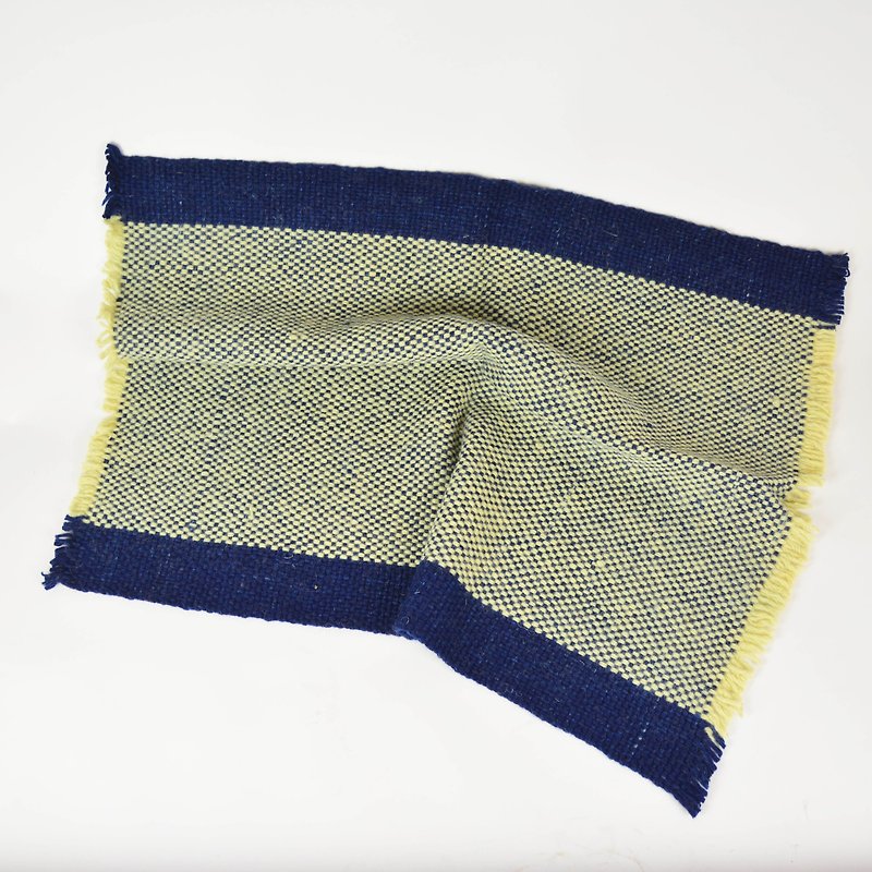 羊毛地毯-公平贸易 - 被子/毛毯 - 羊毛 蓝色
