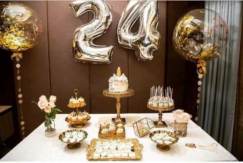 【独角兽生日派对】❥甜点布置 ❥ - 蛋糕/甜点 - 新鲜食材 金色