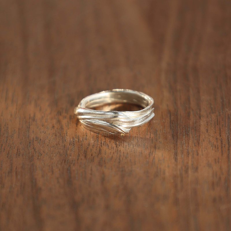扭纹戒指 Knot Ring 925纯银 (1) - 戒指 - 纯银 银色