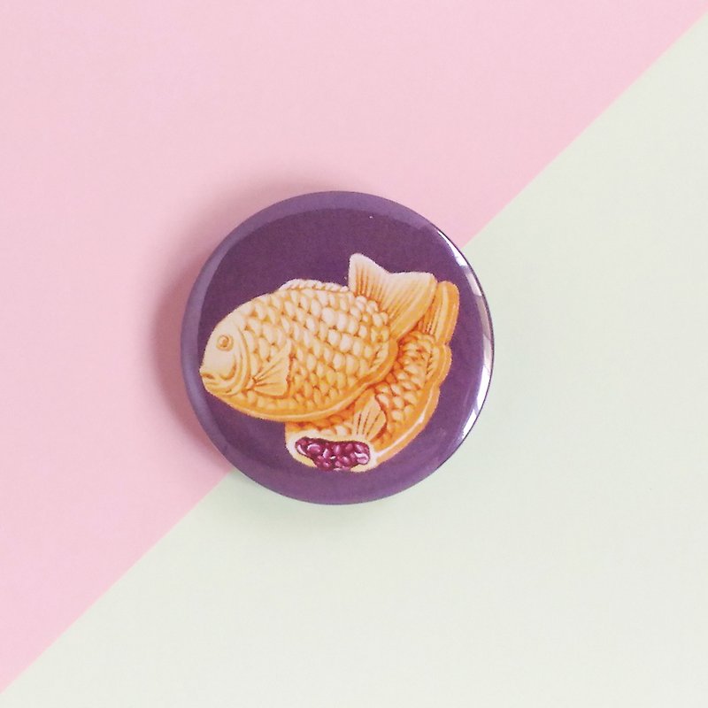 鲷鱼烧徽章 - 徽章/别针 - 塑料 紫色