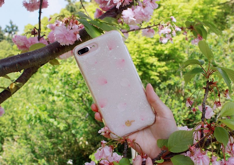 SAKURA BLOSSOM - PHONE CASE / PASTEL PINK - 手机壳/手机套 - 塑料 粉红色