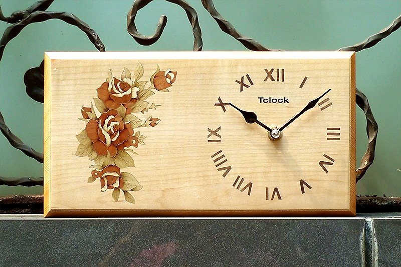 ‘英伦玫瑰 ’只做了一支啦 ~ 绝版品 - 时钟/闹钟 - 木头 