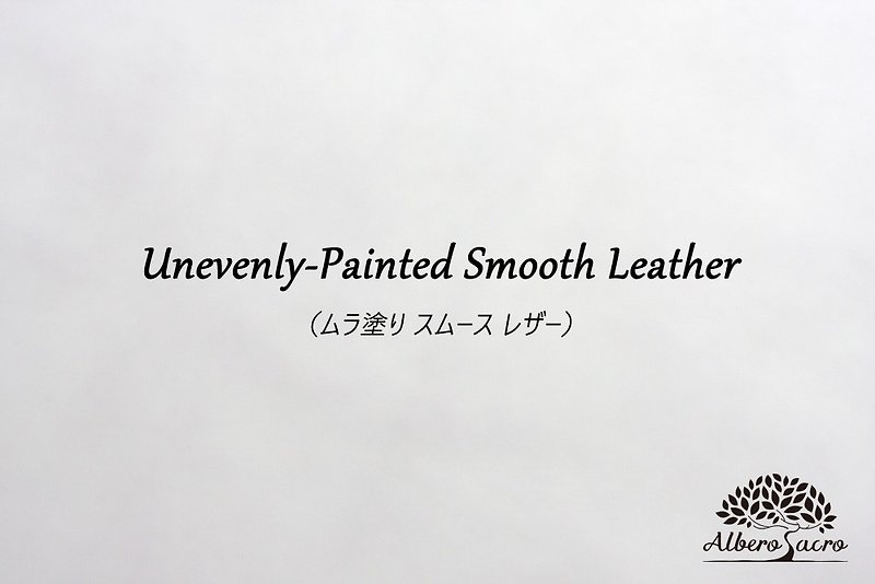 オリジナルムラ塗りスムースレザーについて - 皮夹/钱包 - 真皮 白色