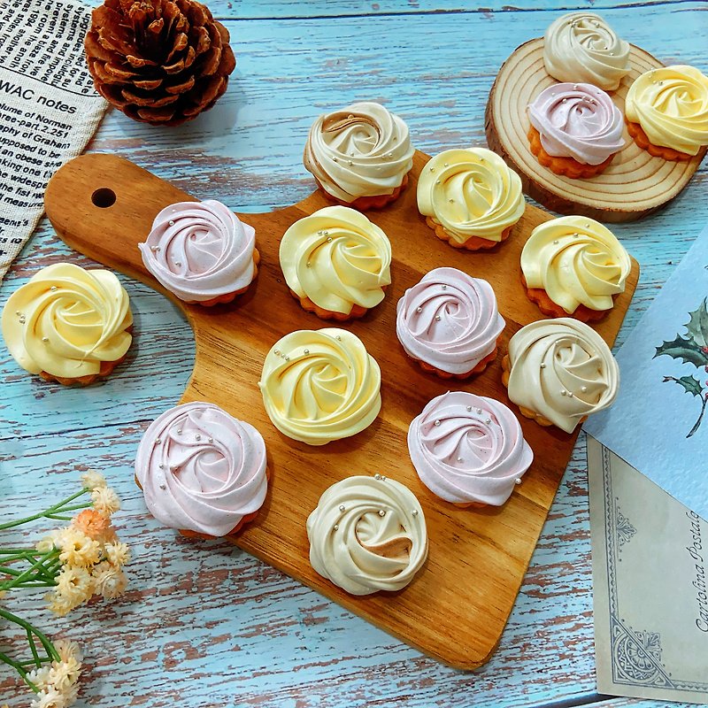 【玫瑰马林塔】百香柠檬、草莓、咖啡玫瑰塔 - 蛋糕/甜点 - 新鲜食材 