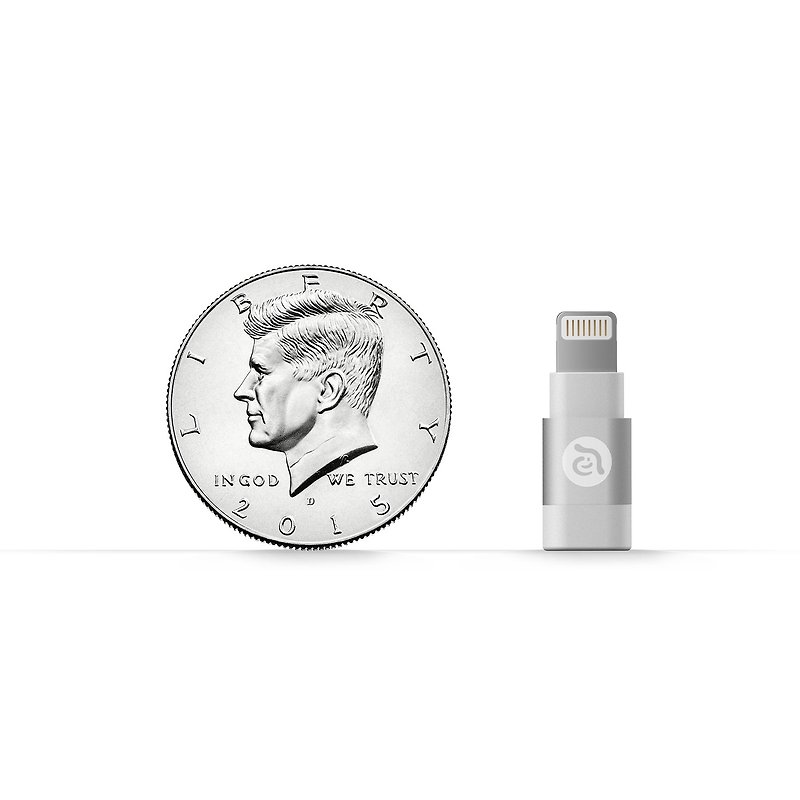 【Micro USB - Lightning】PeAk A1 转接头 银 - 其他 - 其他金属 银色