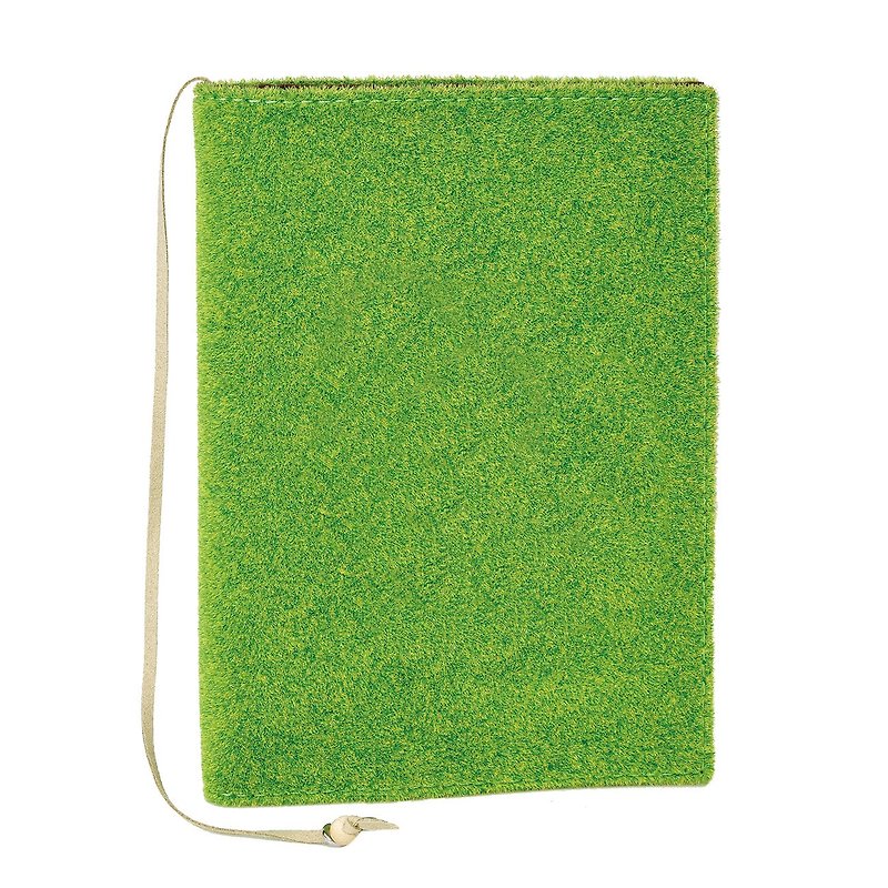 Shibaful Book Cover 草坪风笔记本书皮 A6 - 书衣/书套 - 其他材质 绿色