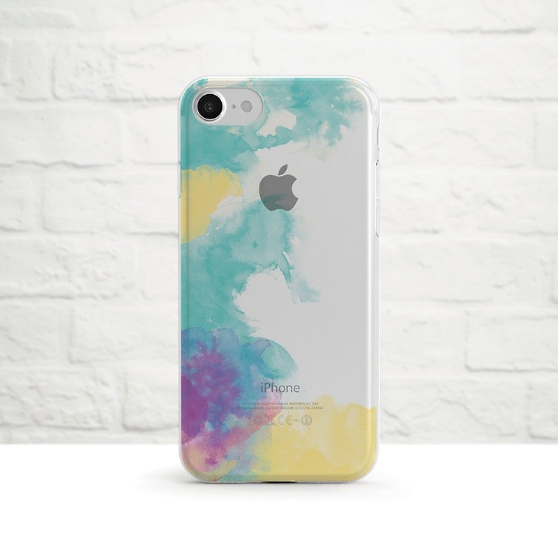 水晕-紫黄-防摔透明软手机壳- iPhone 系列, Samsung - 手机壳/手机套 - 硅胶 紫色
