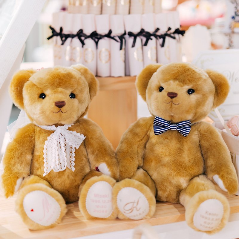 2024婚礼推荐日本感恩礼体重熊-单只CAMELY MARIAGE - 玩具/玩偶 - 聚酯纤维 咖啡色