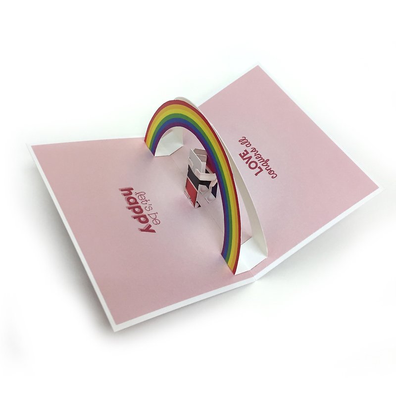 Lesbian Card | Love Card | Pop Up Card - 卡片/明信片 - 纸 