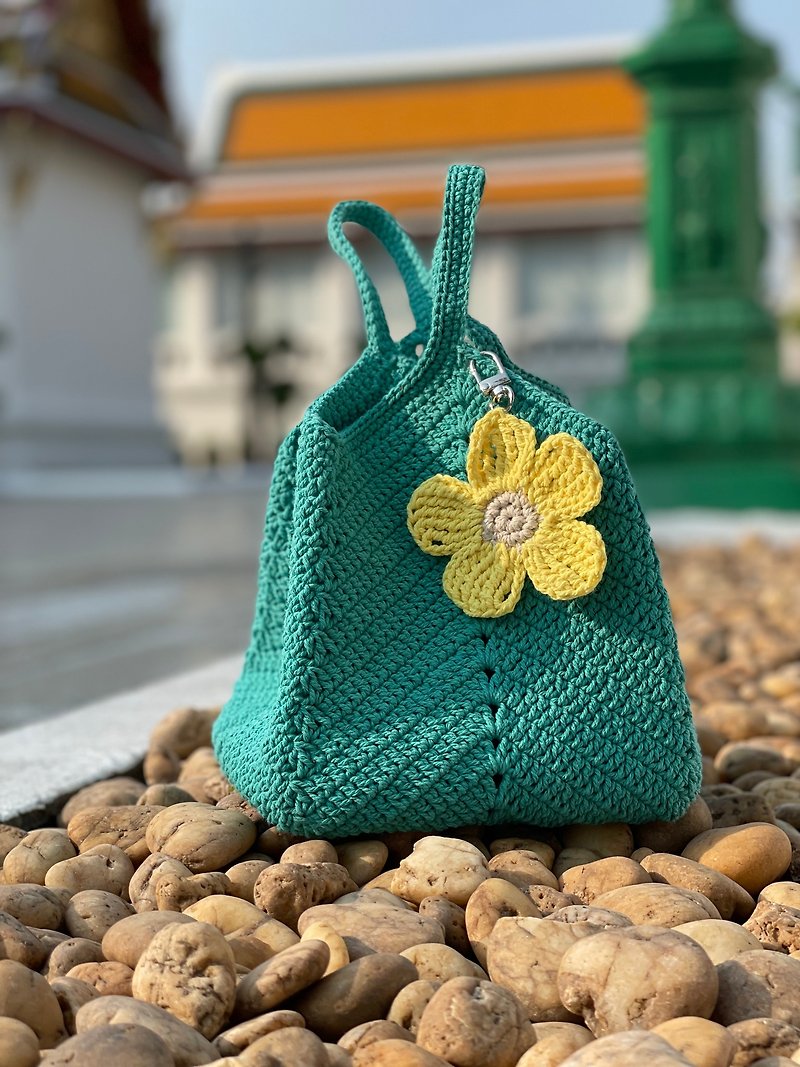 Kameko Green Shumai - 手提包/手提袋 - 其他材质 绿色