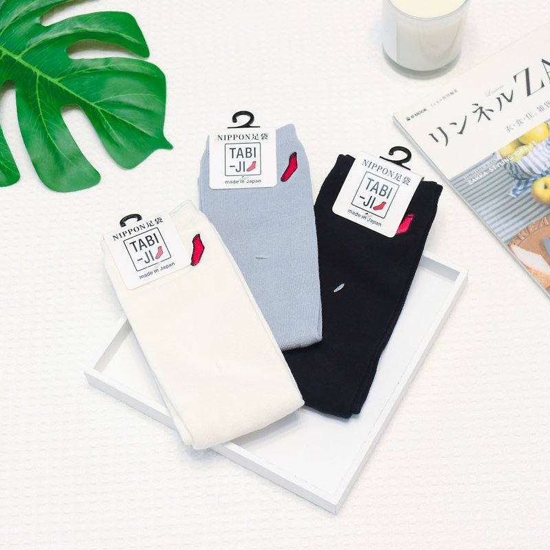 TABI-JI奈良足袋袜(分趾袜)-中高筒袜(23-25厘米)-LOGO - 袜子 - 棉．麻 