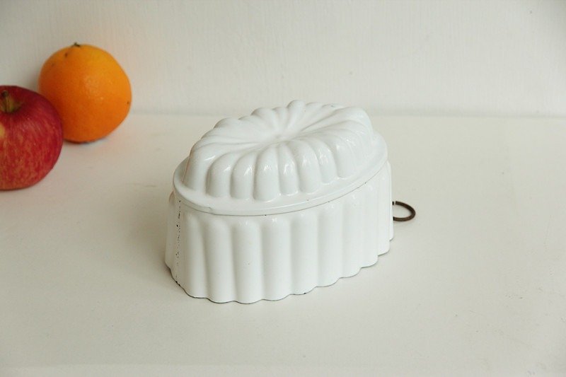 【好日恋物】荷兰Vintage珐琅果冻盒 - 厨房用具 - 珐琅 白色