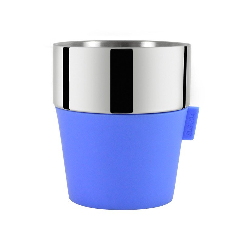 Driver双层咖啡杯350ml-靓蓝 派对杯、野餐杯 - 茶具/茶杯 - 其他金属 蓝色
