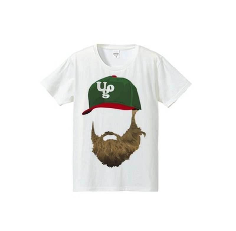 beard cap（4.7oz T-shirt） - 女装 T 恤 - 其他材质 白色