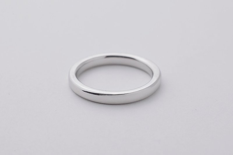 【Silver925】Yours_SemiFlat : ring - 戒指 - 其他金属 银色