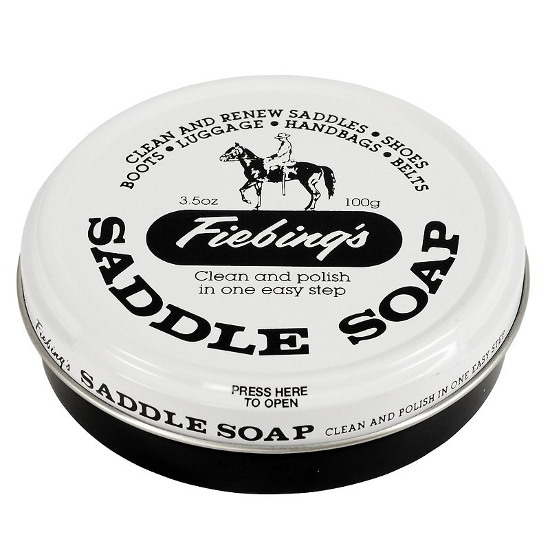 Fiebing's Saddle Soap 皮革清洁皂 - 白色罐装 - 皮件 - 其他材质 白色