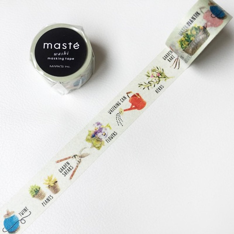 maste 和纸胶带 Multi Amazing Life系列【园艺 (MST-MKT162-D)】 - 纸胶带 - 纸 多色