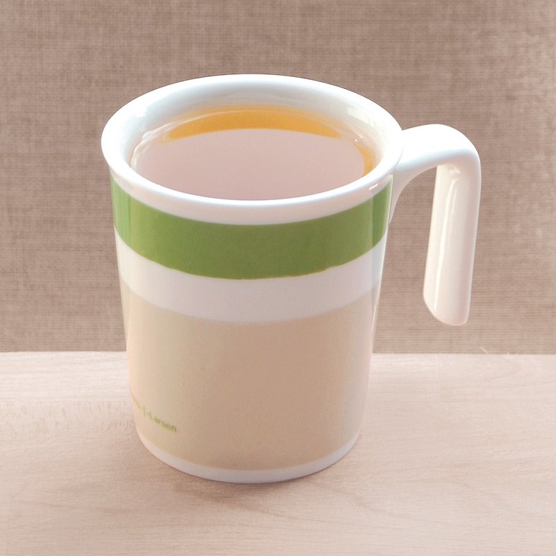绿竹林亲亲马克杯  -P+L设计杯无盖(台湾制可微波烤箱SGS检验) - 咖啡杯/马克杯 - 瓷 绿色