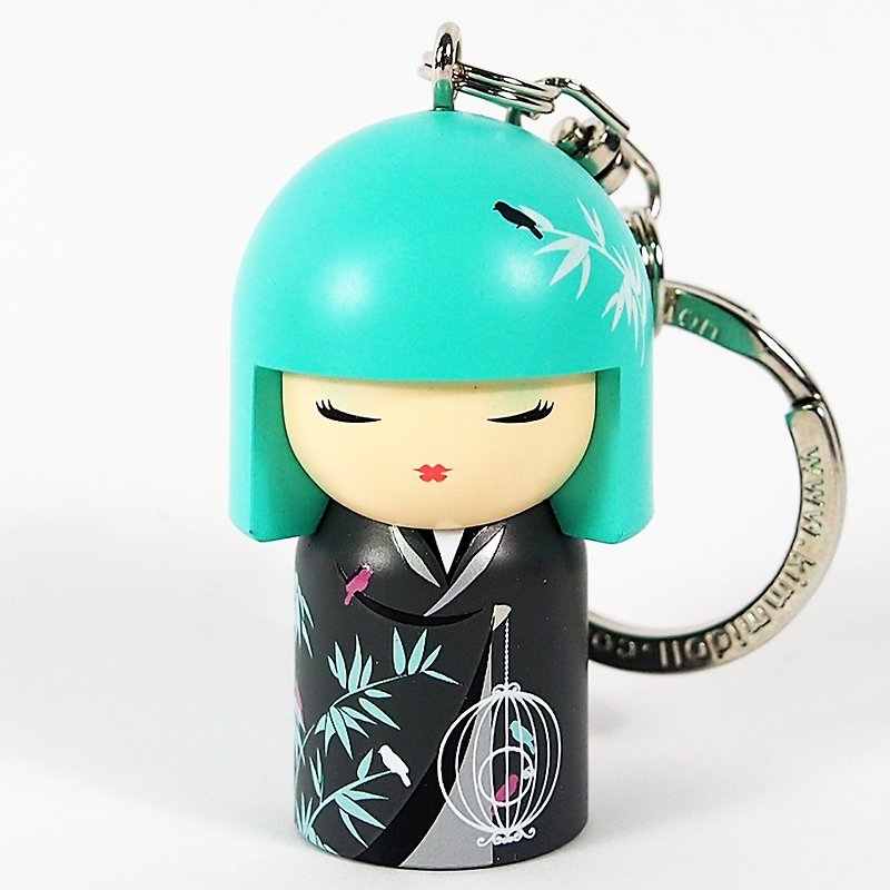 钥匙圈-Nagisa 宁静平和【Kimmidoll 和福娃娃钥匙圈】 - 钥匙链/钥匙包 - 其他材质 蓝色
