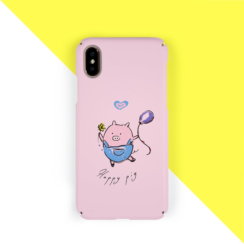 Oink Oink Pig Phone case - 手机壳/手机套 - 塑料 粉红色