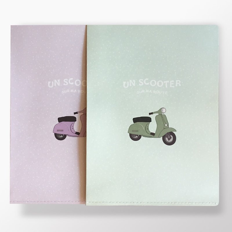纸制环保L型文件夹A4-摩托车 - 文件夹/资料夹 - 纸 粉红色