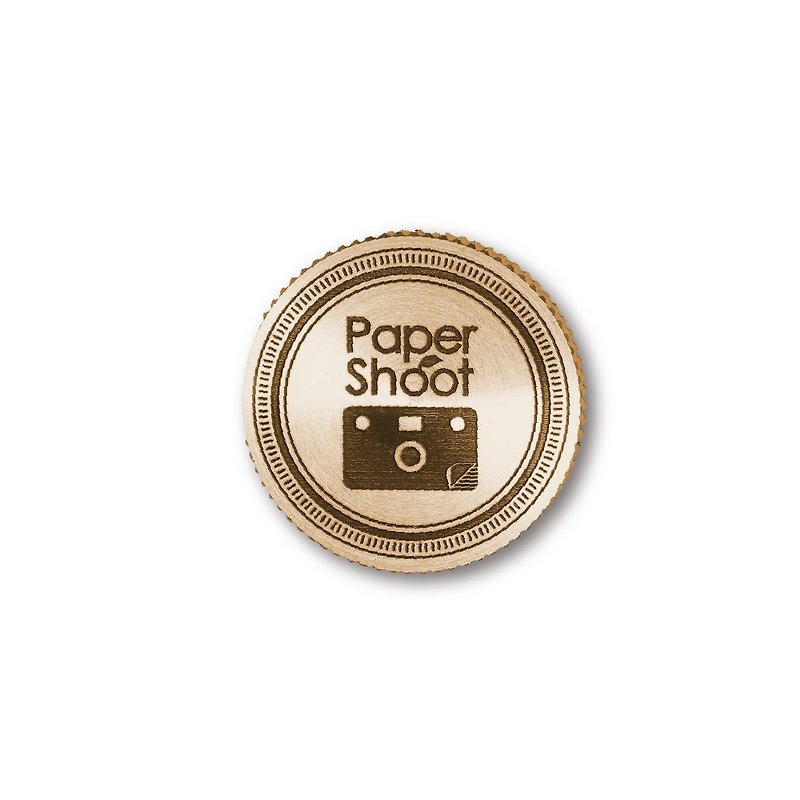 PaperShoot 旋入式黄铜镜头盖 - 相机背带/脚架 - 铜/黄铜 咖啡色