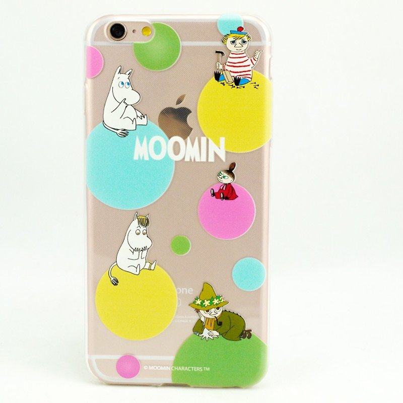 Moomin正版授权-噜噜米彩虹泡泡 透明防撞空压手机壳 - 手机壳/手机套 - 硅胶 透明