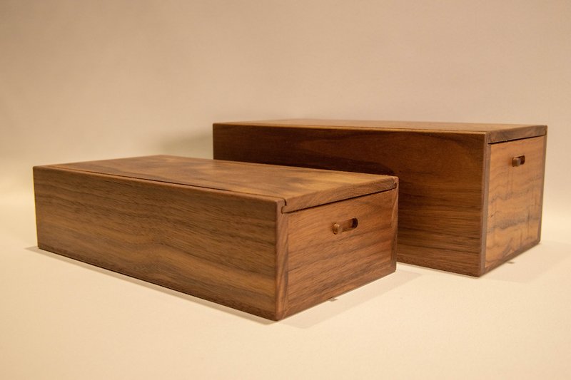 【非木不可】Switch Box-实木收纳盒 - 收纳用品 - 木头 咖啡色