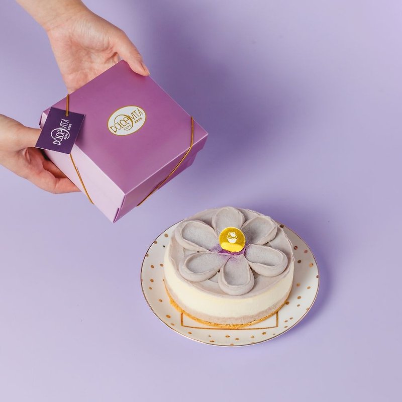 母亲节蛋糕|芋见花开-芋头重奶酪(四寸)绵密芋泥好香浓 - 蛋糕/甜点 - 新鲜食材 紫色