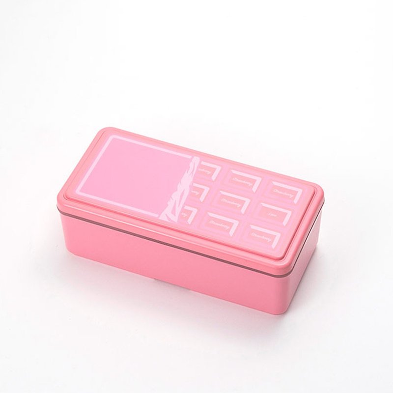 三好制作所 GEL-COOL保冷置物盒 草莓巧克力 - 便当盒/饭盒 - 树脂 粉红色