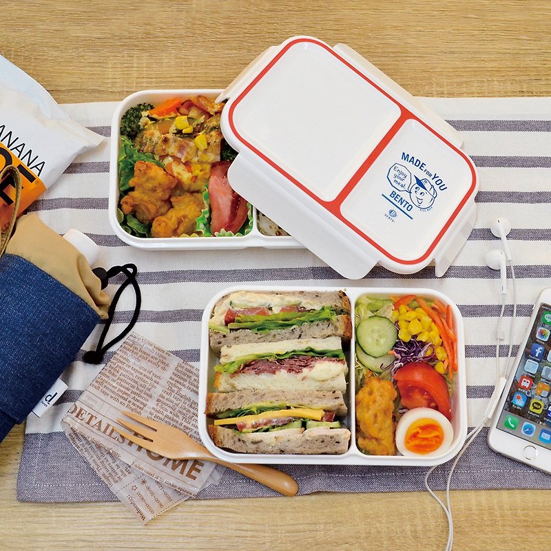 CB Japan 巴黎系列轻食餐盒700ml(两色可选) - 便当盒/饭盒 - 塑料 