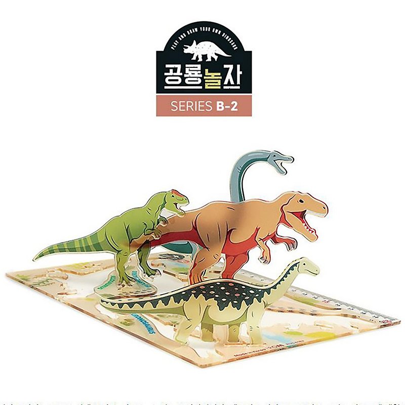 韩国PROM 恐龙立体压克力拼图B-2 - 玩具/玩偶 - 压克力 