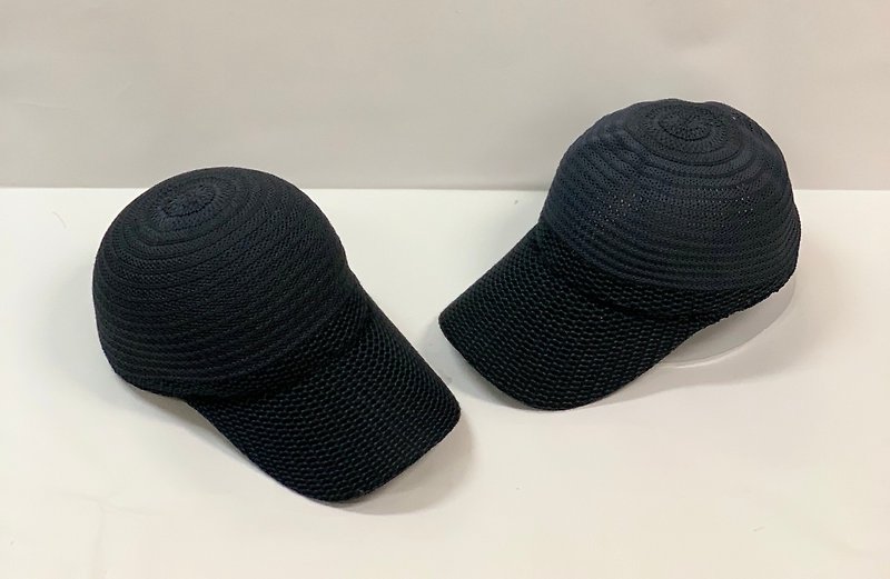HEYHAT 优雅花纹编织-运动帽棒球帽-灰黑 - 帽子 - 聚酯纤维 多色