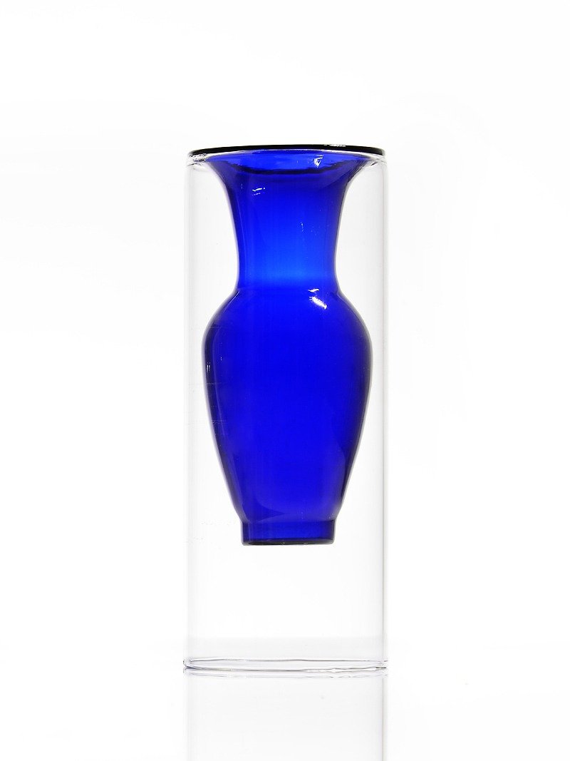 瓶新境器系列-蓝 - 摆饰 - 玻璃 蓝色
