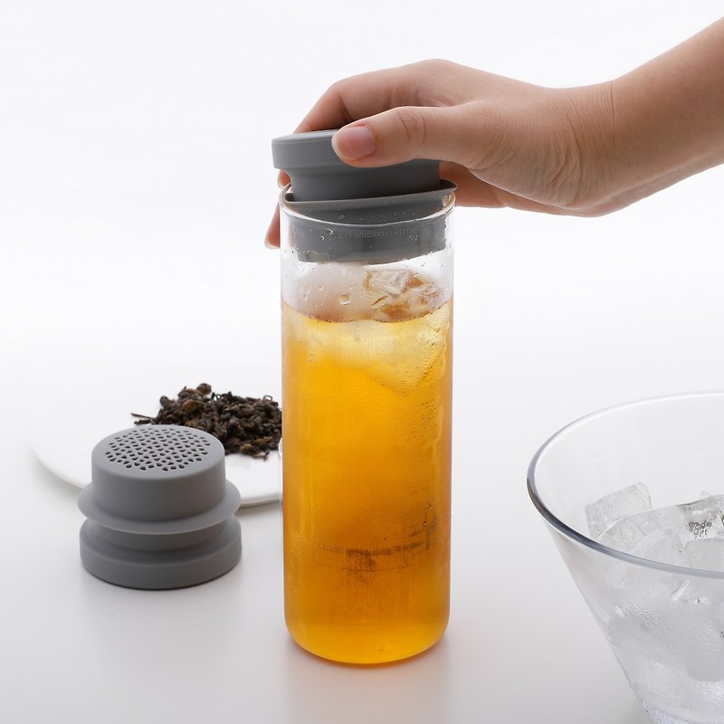 【玻璃至上】- TUBO气压系 随身玻璃冷泡杯 |  极简 气压 - 茶具/茶杯 - 玻璃 透明
