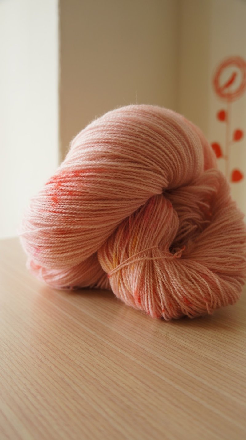 手染蕾丝线。春光(BFL) - 编织/刺绣/羊毛毡/裁缝 - 羊毛 