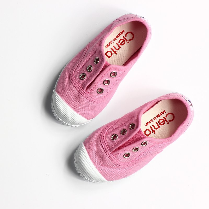 西班牙国民帆布鞋 CIENTA 童鞋尺寸 粉红色 香香鞋 70997 69 - 童装鞋 - 棉．麻 粉红色