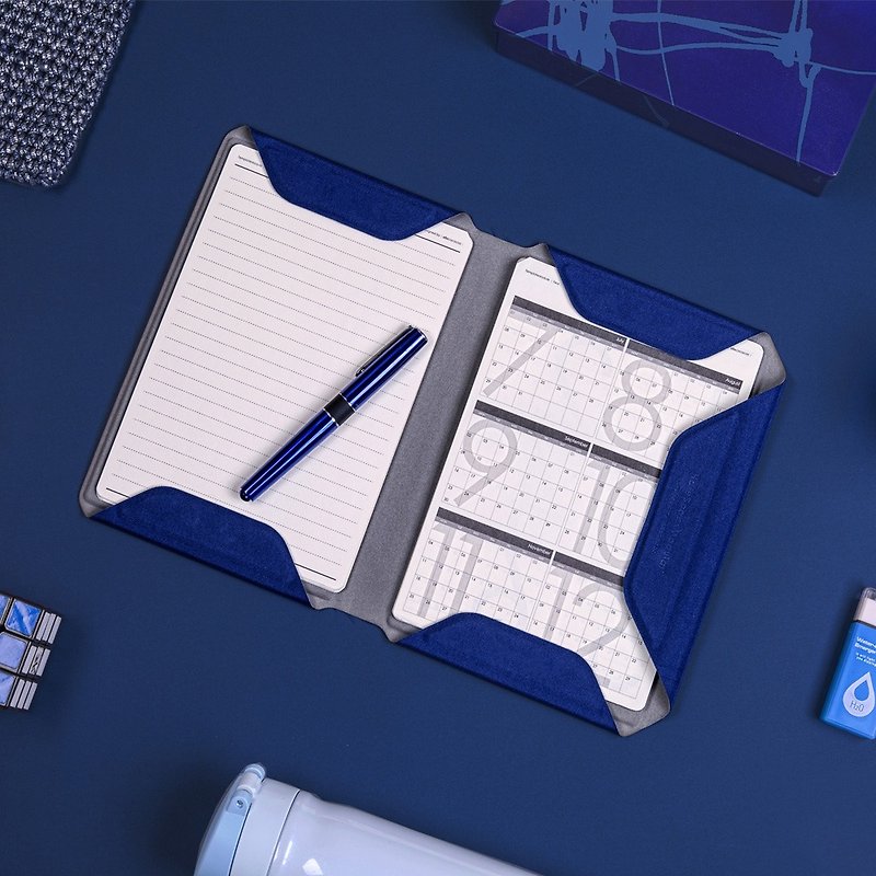 荷兰 allocacoc A5迷你百搭笔记本/蓝色 - 笔记本/手帐 - 聚酯纤维 蓝色