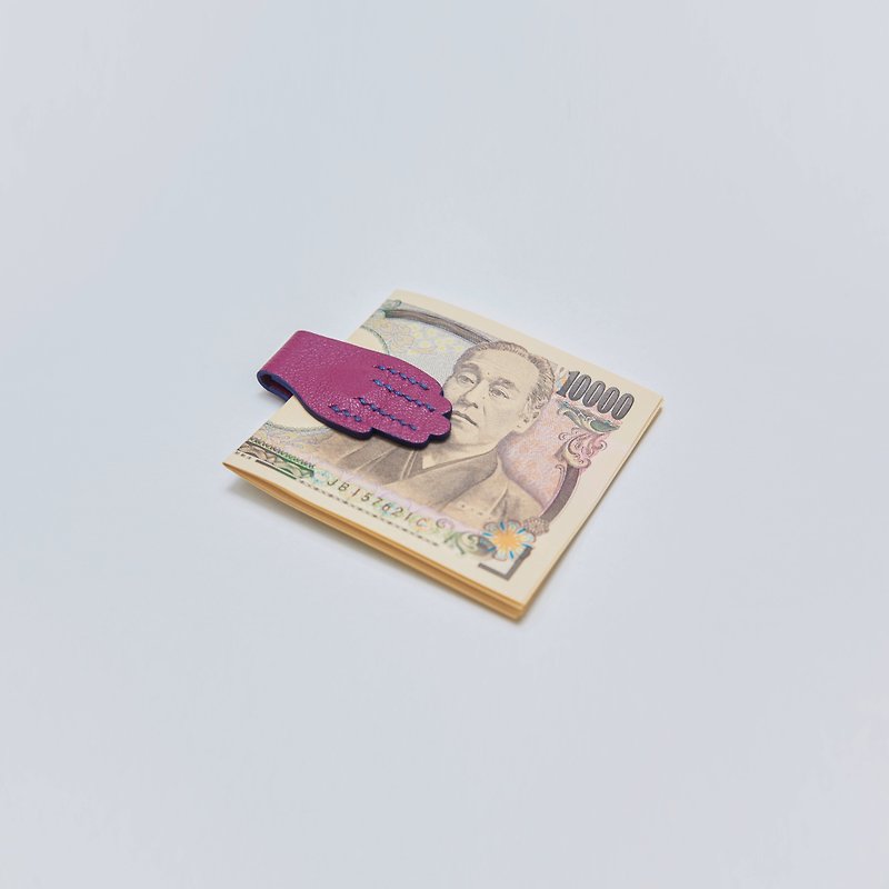 rinLIVING 生活 - Leather Money Clip 紫色皮革钞票夹卡片夹 - 其他 - 真皮 
