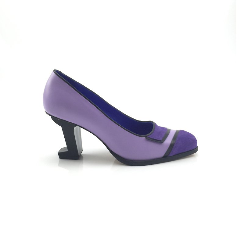 LEADING ROLE | 艾莉丝 | 设计款 | 手工鞋 | 紫罗兰 - 女款休闲鞋 - 真皮 紫色