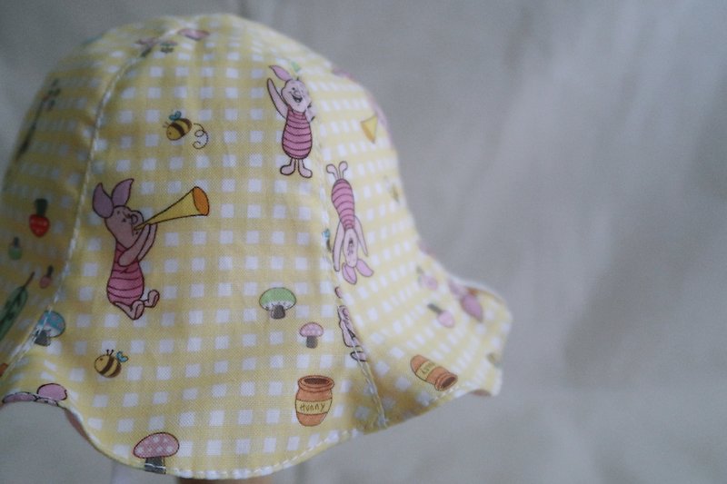 双面Baby遮阳帽 渔夫帽 - 婴儿帽/发带 - 棉．麻 多色