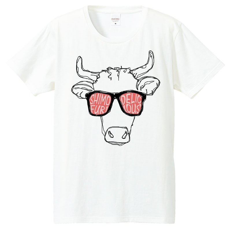 Tシャツ /  Shimofuri - 男装上衣/T 恤 - 棉．麻 白色
