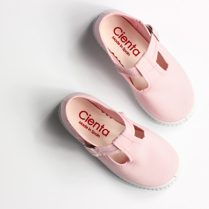 西班牙国民帆布鞋 CIENTA 51000 03粉红色 幼童、小童尺寸 - 童装鞋 - 棉．麻 粉红色